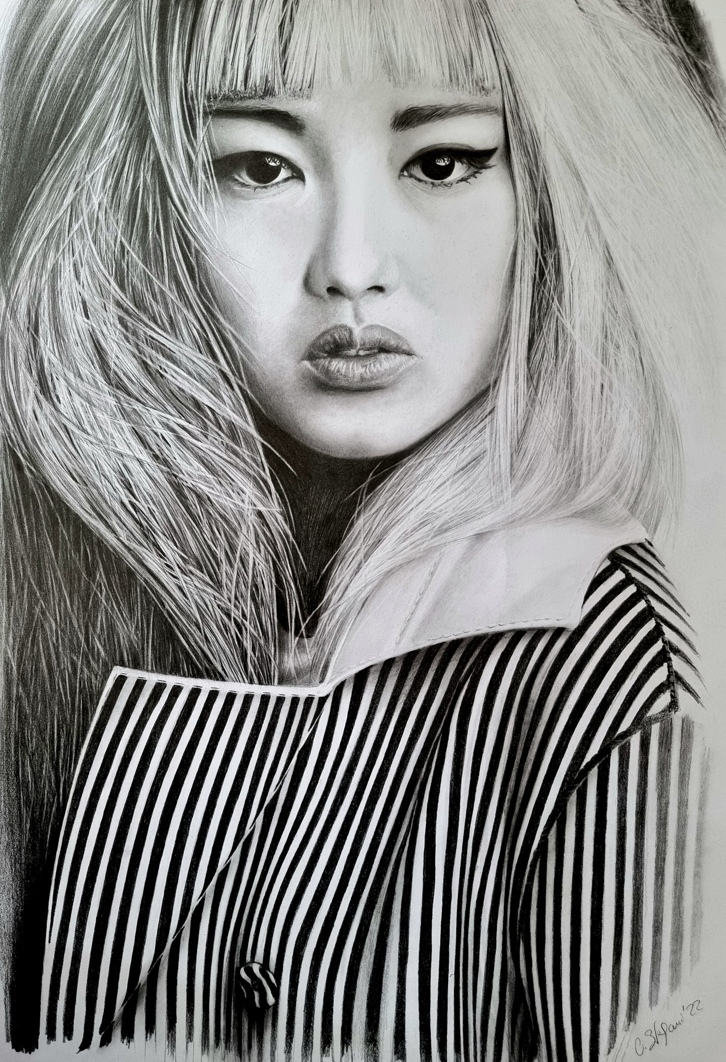 The right choice - black&white drawing