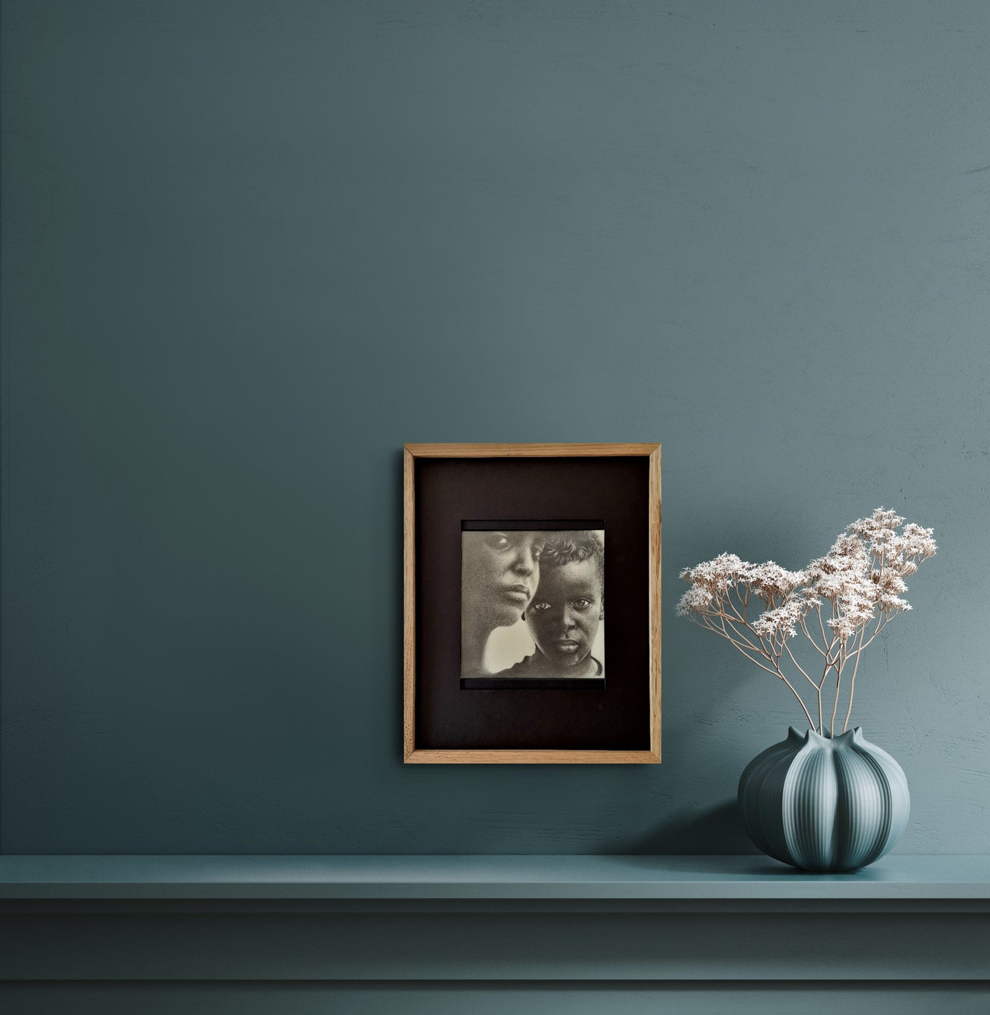 Brothers - black&white drawing