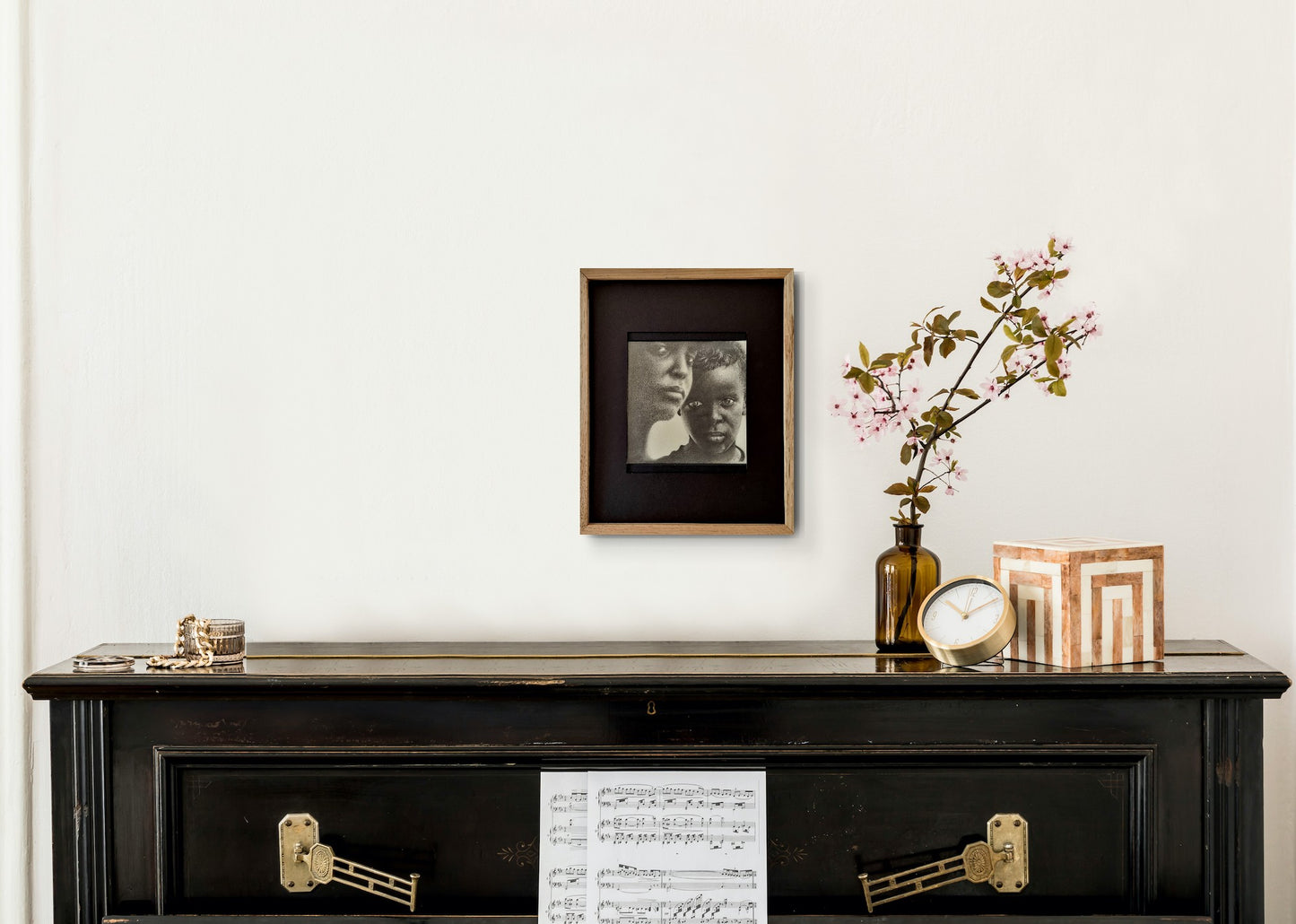 Brothers - black&white drawing