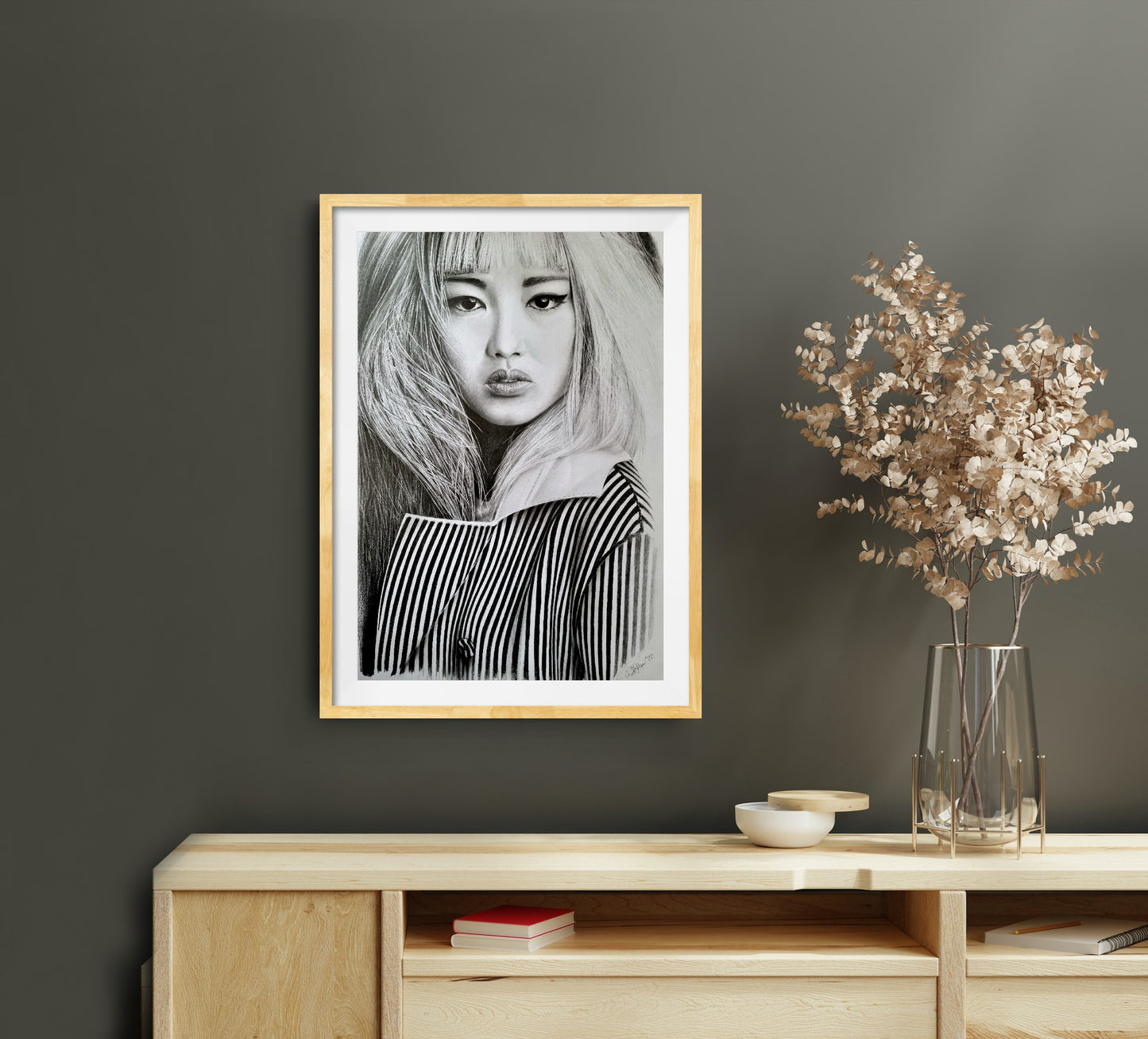 The right choice - black&white drawing