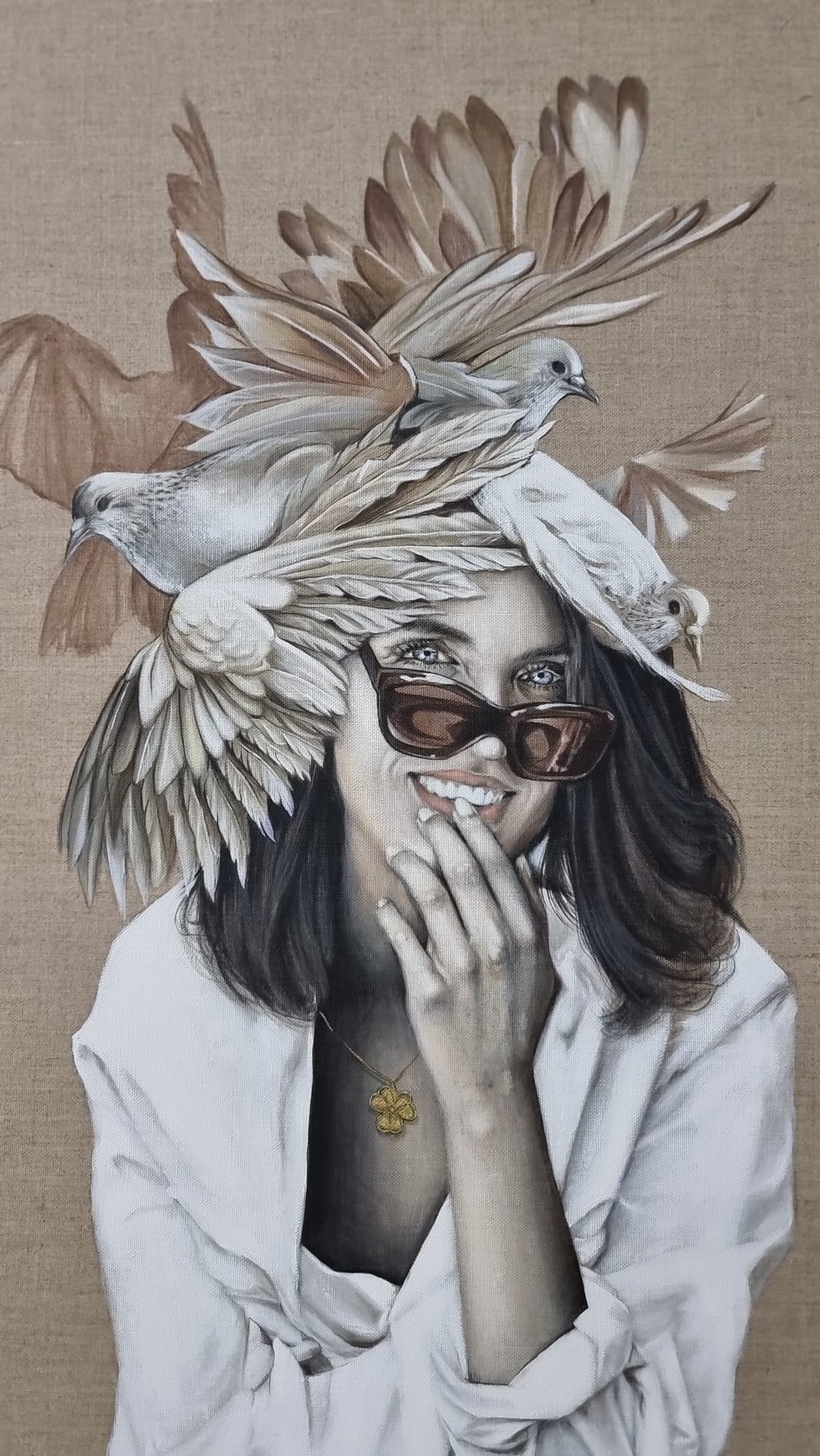 The lady of feathers