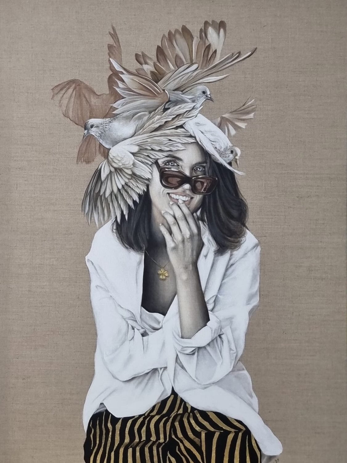 The lady of feathers