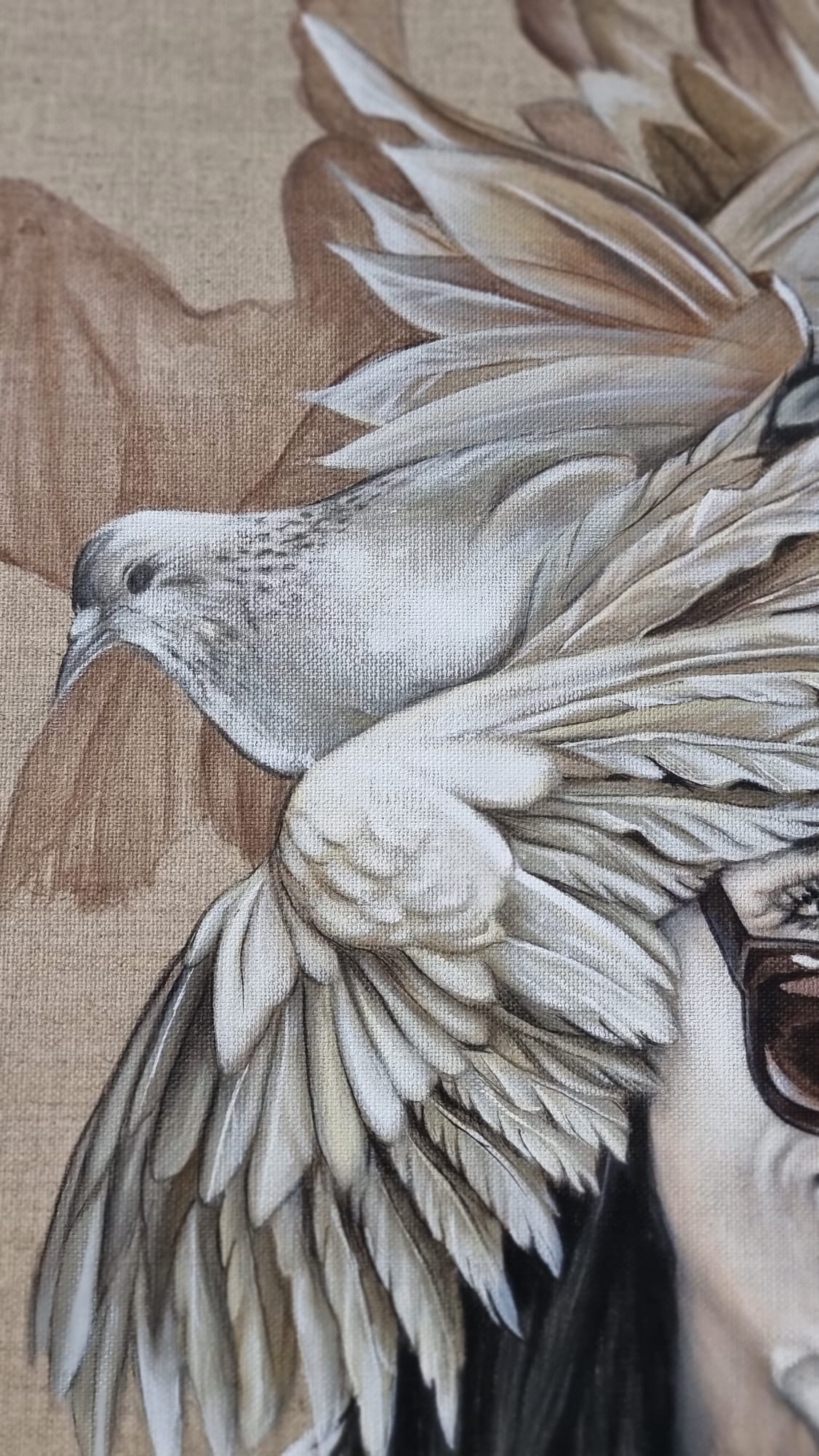 The lady of feathers